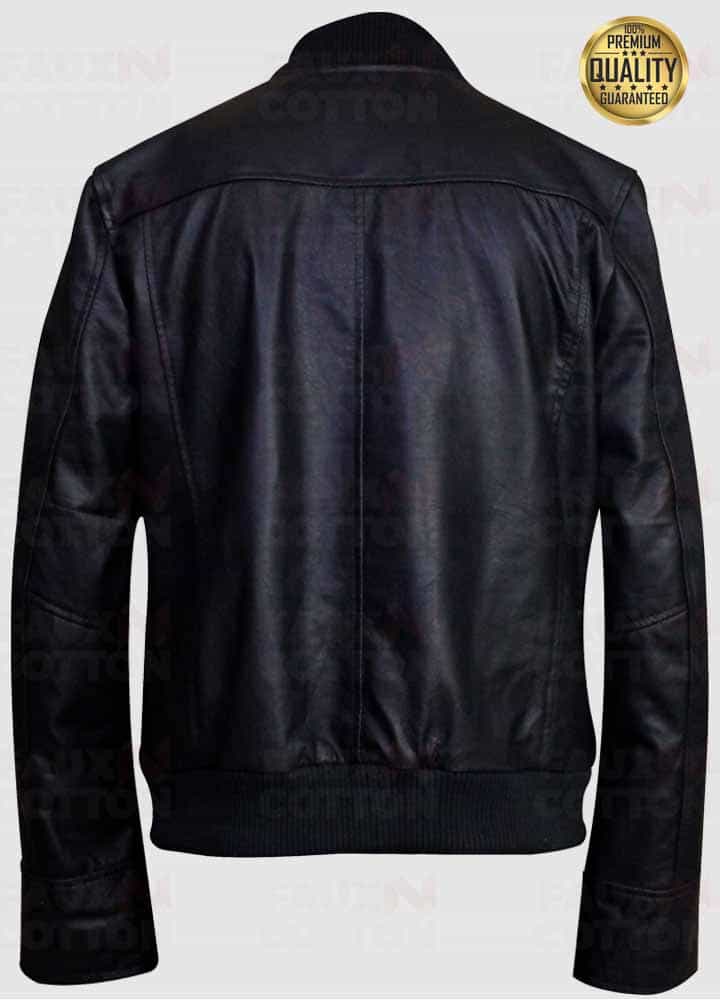 Dwayne Johnson The Other Guys Rock Black Biker Jacket
